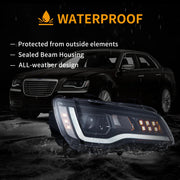 Buy Now Vland 2011-2023 Chrysler 300/300c LED Headlights W/Start-up Animation and upgrade car parts from SIR Tuning at the Best Price. Headlights, Tail lights, Bodykits, Navigations, Automotive Taillight Assemblies and more - Fast & Free Shipping within Europe, US & Worldwide.