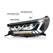 Buy Now Vland LED Headlights For Toyota Hilux Vigo Revo 2015-2020 and upgrade car parts from SIR Tuning at the Best Price. Headlights, Tail lights, Bodykits, Navigations, Headlights and more - Fast & Free Shipping within Europe, US & Worldwide.