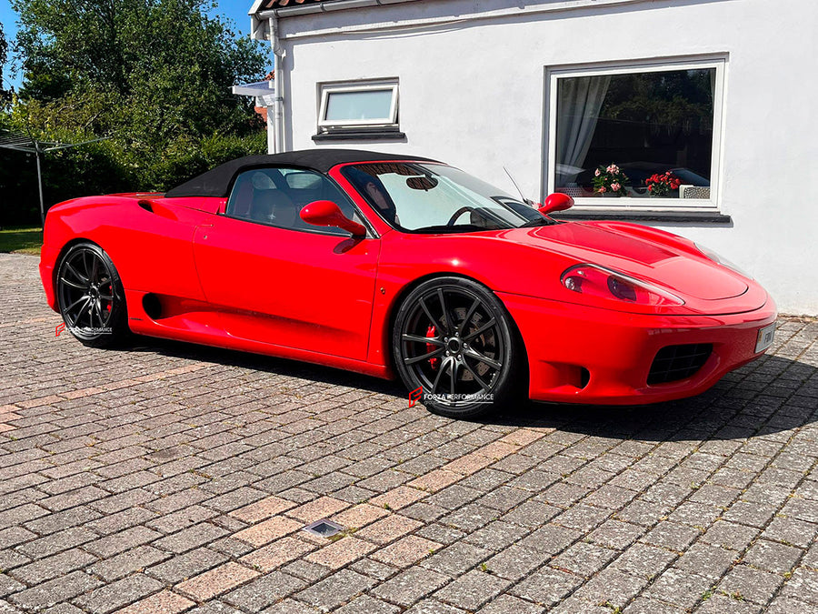 Buy Now 19 INCH FORGED WHEELS RIMS for FERRARI F430 SPIDER 2009 and upgrade car parts from SIR Tuning at the Best Price. Headlights, Tail lights, Bodykits, Navigations, wheels and more - Fast & Free Shipping within Europe, US & Worldwide.
