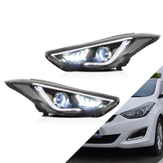 Buy Now Vland Carlamp Projector Headlights For Hyundai Elantra (Avante MD) 2011-2015 and upgrade car parts from SIR Tuning at the Best Price. Headlights, Tail lights, Bodykits, Navigations, Headlights and more - Fast & Free Shipping within Europe, US & Worldwide.