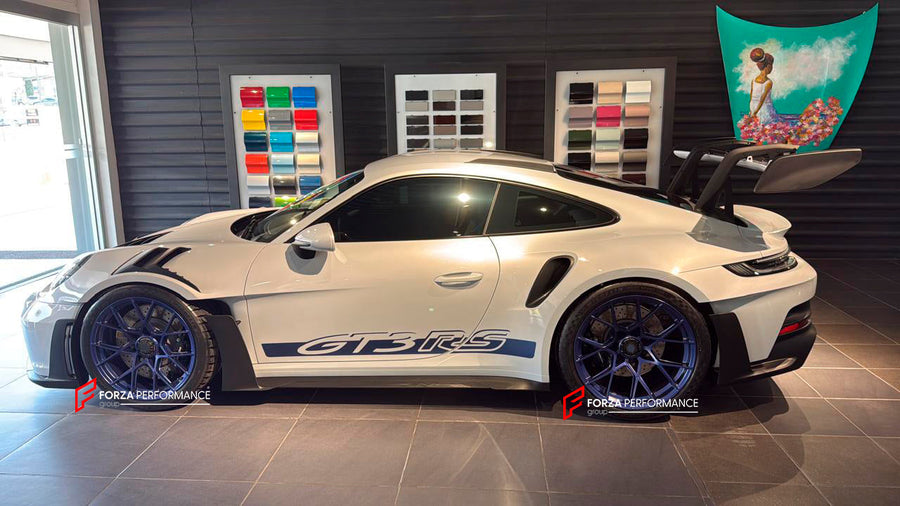 Buy Now 20 21 INCH FORGED WHEELS RIMS for PORSCHE 911 992 GT3RS and upgrade car parts from SIR Tuning at the Best Price. Headlights, Tail lights, Bodykits, Navigations, Gallery and more - Fast & Free Shipping within Europe, US & Worldwide.