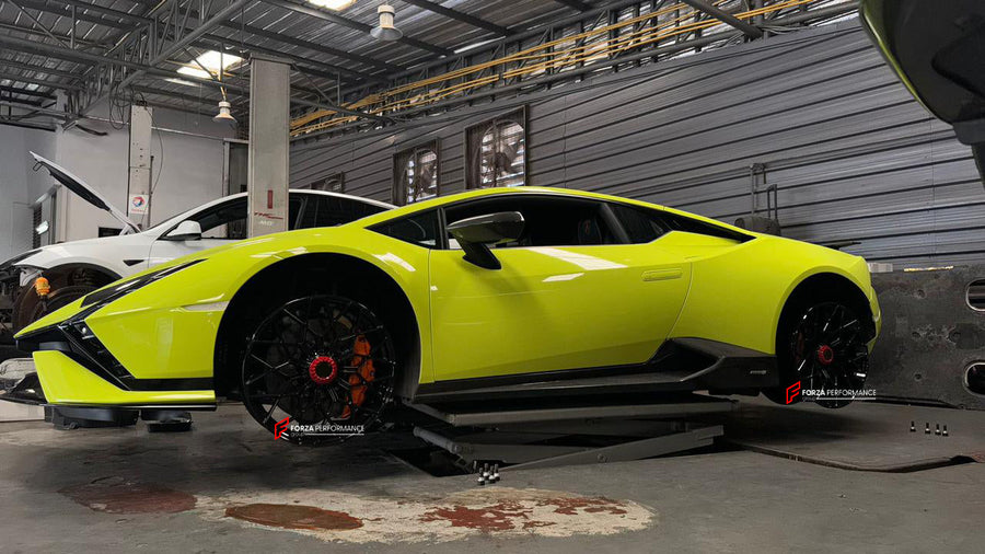 Buy Now 20 INCH FORGED HURACAN STO WHEELS RIMS for LAMBORGHINI HURACAN TECNICA LP620 LP640 2023 and upgrade car parts from SIR Tuning at the Best Price. Headlights, Tail lights, Bodykits, Navigations, wheels and more - Fast & Free Shipping within Europe, US & Worldwide.