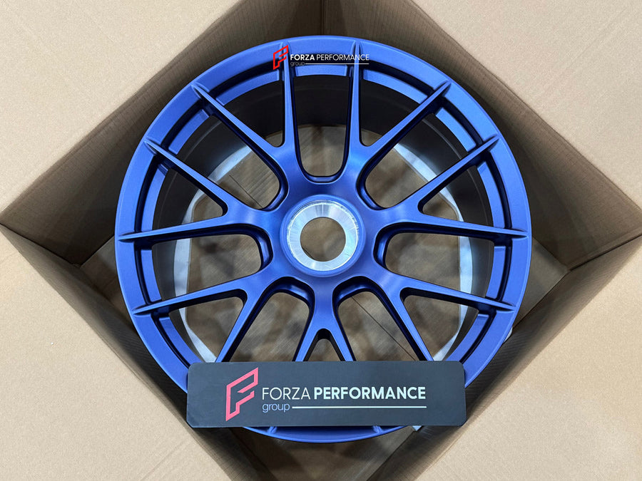 Buy Now 20 INCH CENTERLOCK FORGED WHEELS RIMS for PORSCHE 718 982 GT4 RS 2024 and upgrade car parts from SIR Tuning at the Best Price. Headlights, Tail lights, Bodykits, Navigations, wheels and more - Fast & Free Shipping within Europe, US & Worldwide.