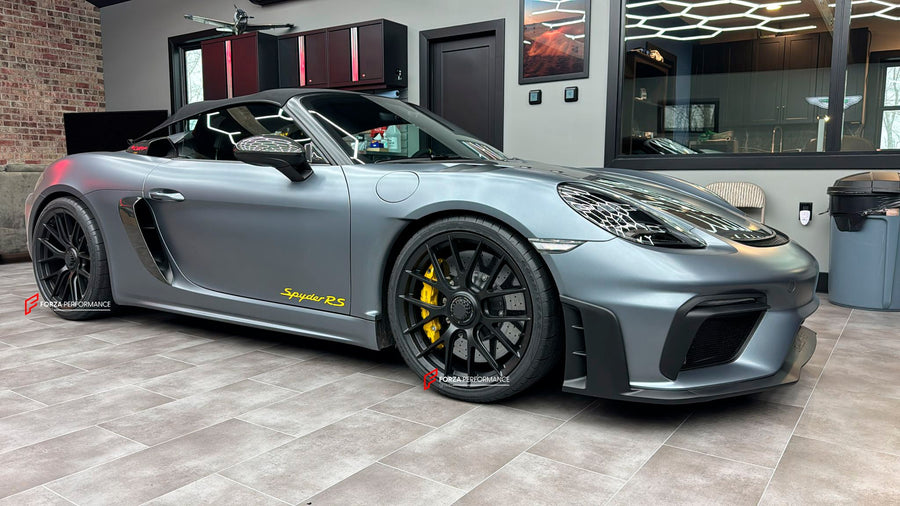Buy Now 20 INCH CENTERLOCK FORGED WHEELS RIMS for PORSCHE 718 982 SPYDER RS 2023 and upgrade car parts from SIR Tuning at the Best Price. Headlights, Tail lights, Bodykits, Navigations, wheels and more - Fast & Free Shipping within Europe, US & Worldwide.