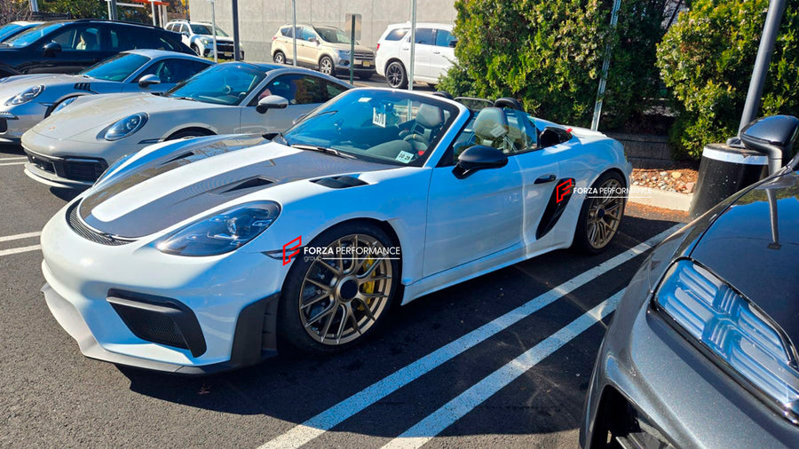 Buy Now 20 INCH CENTERLOCK FORGED WHEELS RIMS for PORSCHE 718 GT4RS SPYDER 2023 and upgrade car parts from SIR Tuning at the Best Price. Headlights, Tail lights, Bodykits, Navigations, wheels and more - Fast & Free Shipping within Europe, US & Worldwide.