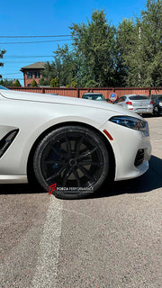 Buy Now 20 INCH FORGED WHEELS RIMS for BMW 8 SERIES 840i G15 LCI 2023 and upgrade car parts from SIR Tuning at the Best Price. Headlights, Tail lights, Bodykits, Navigations, wheels and more - Fast & Free Shipping within Europe, US & Worldwide.