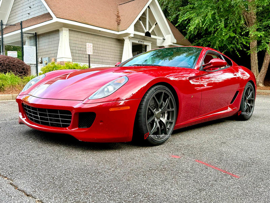 Buy Now 20 INCH FORGED WHEELS RIMS for FERRARI 599 GTB 2008 and upgrade car parts from SIR Tuning at the Best Price. Headlights, Tail lights, Bodykits, Navigations, wheels and more - Fast & Free Shipping within Europe, US & Worldwide.