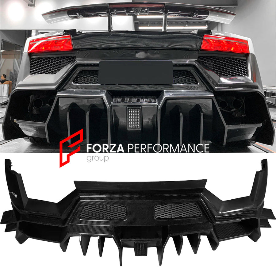 Buy Now AUTHENTIC DARWINPRO CARBON REAR DIFFUSER for LAMBORGHINI GALLARDO LP550 LP560 LP570 LP570-4 2009 - 2014 and upgrade car parts from SIR Tuning at the Best Price. Headlights, Tail lights, Bodykits, Navigations, body kit and more - Fast & Free Shipping within Europe, US & Worldwide.