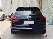 Buy Now CONVERSION REAR SIDE for PORSCHE CAYENNE 958.1 UPGRADE TO 958.2 and upgrade car parts from SIR Tuning at the Best Price. Headlights, Tail lights, Bodykits, Navigations, body kit and more - Fast & Free Shipping within Europe, US & Worldwide.