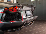 Buy Now CARBON REAR AIR VENT INTAKE COVERS for LAMBORGHINI AVENTADOR LP700 2011 - 2016 and upgrade car parts from SIR Tuning at the Best Price. Headlights, Tail lights, Bodykits, Navigations, body kit and more - Fast & Free Shipping within Europe, US & Worldwide.