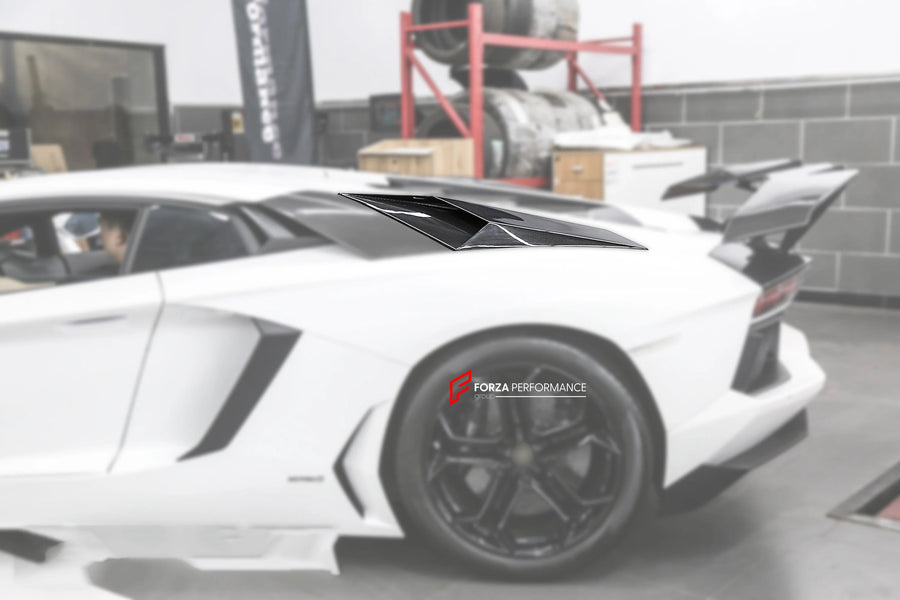Buy Now CARBON REAR SIDE SCOOPS for LAMBORGHINI AVENTADOR LP700 LP740 2011 - 2017 and upgrade car parts from SIR Tuning at the Best Price. Headlights, Tail lights, Bodykits, Navigations, body kit and more - Fast & Free Shipping within Europe, US & Worldwide.