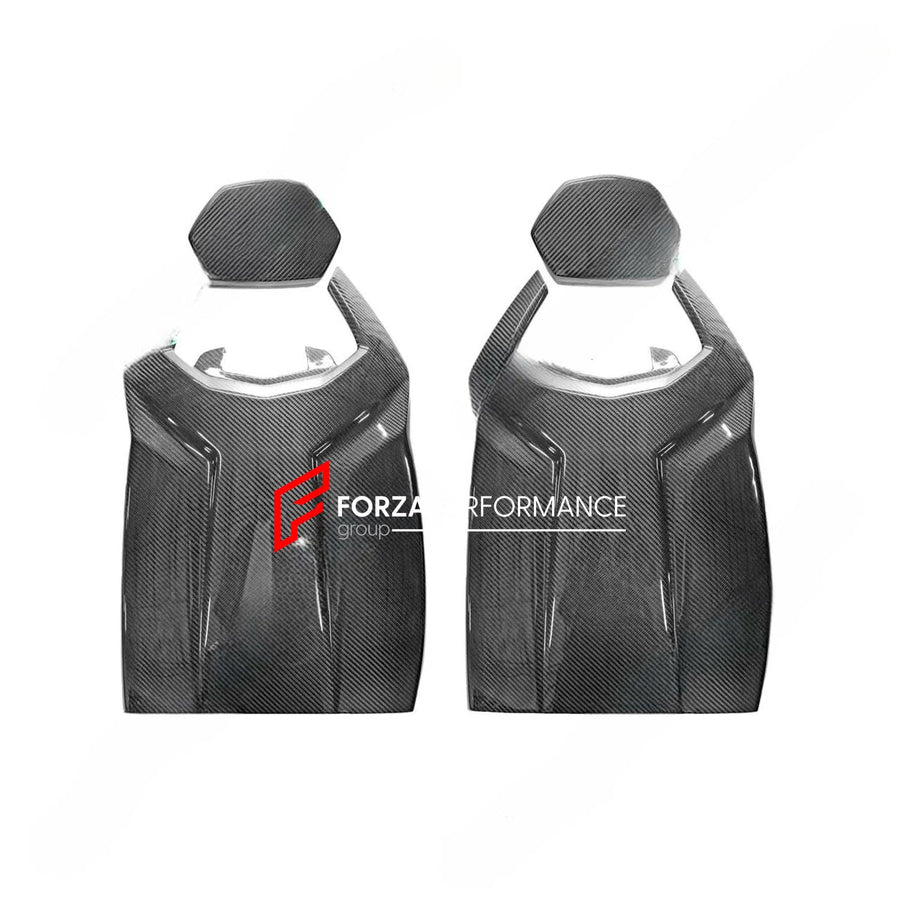 Buy Now CARBON SEAT BACK PANELS with HEADREST for LAMBORGHINI AVENTADOR LP700 2011 - 2017 and upgrade car parts from SIR Tuning at the Best Price. Headlights, Tail lights, Bodykits, Navigations, body kit and more - Fast & Free Shipping within Europe, US & Worldwide.