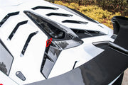 Buy Now CARBON ENGINE HOOD BONNET with REAR WING SPOILER for LAMBORGHINI AVENTADOR LP700 LP740 LP750 SVJ 2011 - 2021 and upgrade car parts from SIR Tuning at the Best Price. Headlights, Tail lights, Bodykits, Navigations, body kit and more - Fast & Free Shipping within Europe, US & Worldwide.