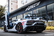 Buy Now CARBON ENGINE HOOD BONNET with REAR WING SPOILER for LAMBORGHINI AVENTADOR LP700 LP740 LP750 SVJ 2011 - 2021 and upgrade car parts from SIR Tuning at the Best Price. Headlights, Tail lights, Bodykits, Navigations, body kit and more - Fast & Free Shipping within Europe, US & Worldwide.