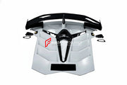 Buy Now CARBON ENGINE HOOD BONNET with REAR WING SPOILER for LAMBORGHINI AVENTADOR LP700 LP740 LP750 SVJ 2011 - 2021 and upgrade car parts from SIR Tuning at the Best Price. Headlights, Tail lights, Bodykits, Navigations, body kit and more - Fast & Free Shipping within Europe, US & Worldwide.