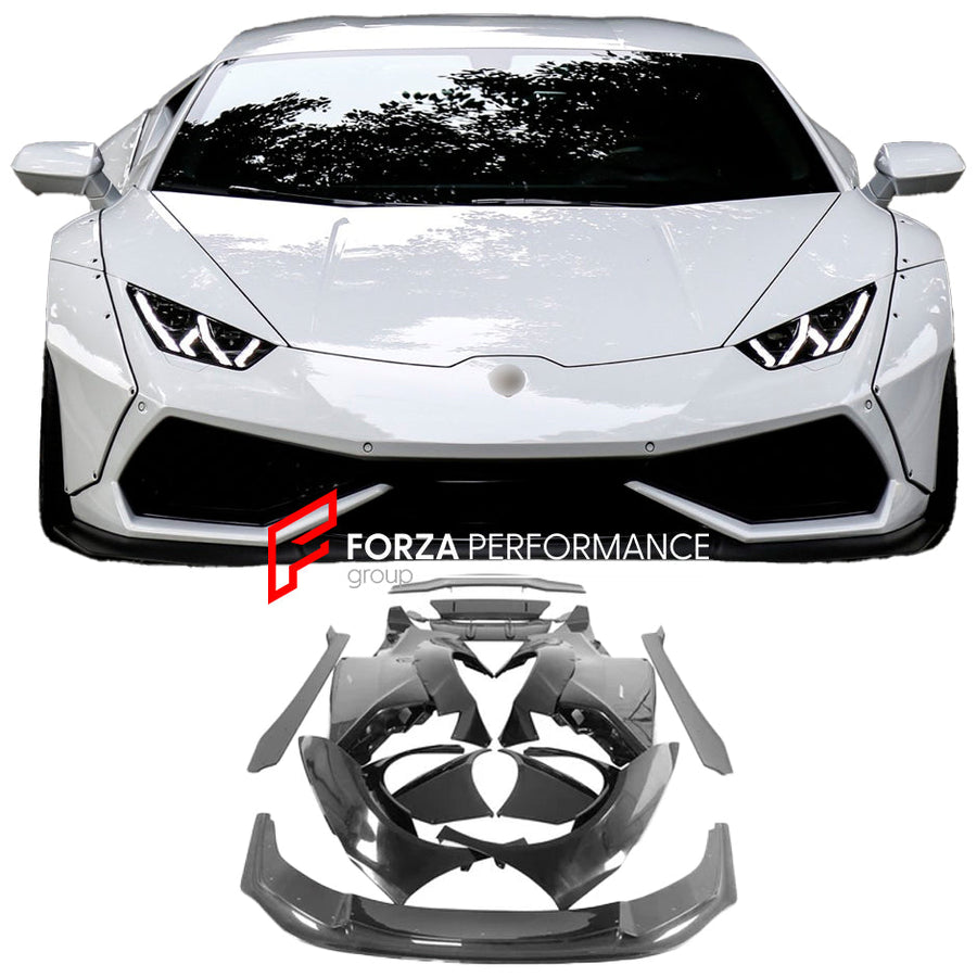 Buy Now CARBON WIDE BODY KIT for LAMBORGHINI HURACAN LP610-4 COUPE 2014 - 2016 and upgrade car parts from SIR Tuning at the Best Price. Headlights, Tail lights, Bodykits, Navigations, Carbon body kit and more - Fast & Free Shipping within Europe, US & Worldwide.