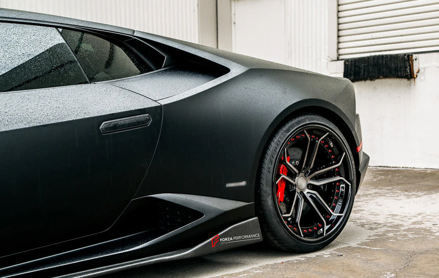 Buy Now CARBON SIDE SKIRTS for LAMBORGHINI HURACAN LP610-4 LP580-2 COUPE 2014 - 2019 and upgrade car parts from SIR Tuning at the Best Price. Headlights, Tail lights, Bodykits, Navigations, body kit and more - Fast & Free Shipping within Europe, US & Worldwide.