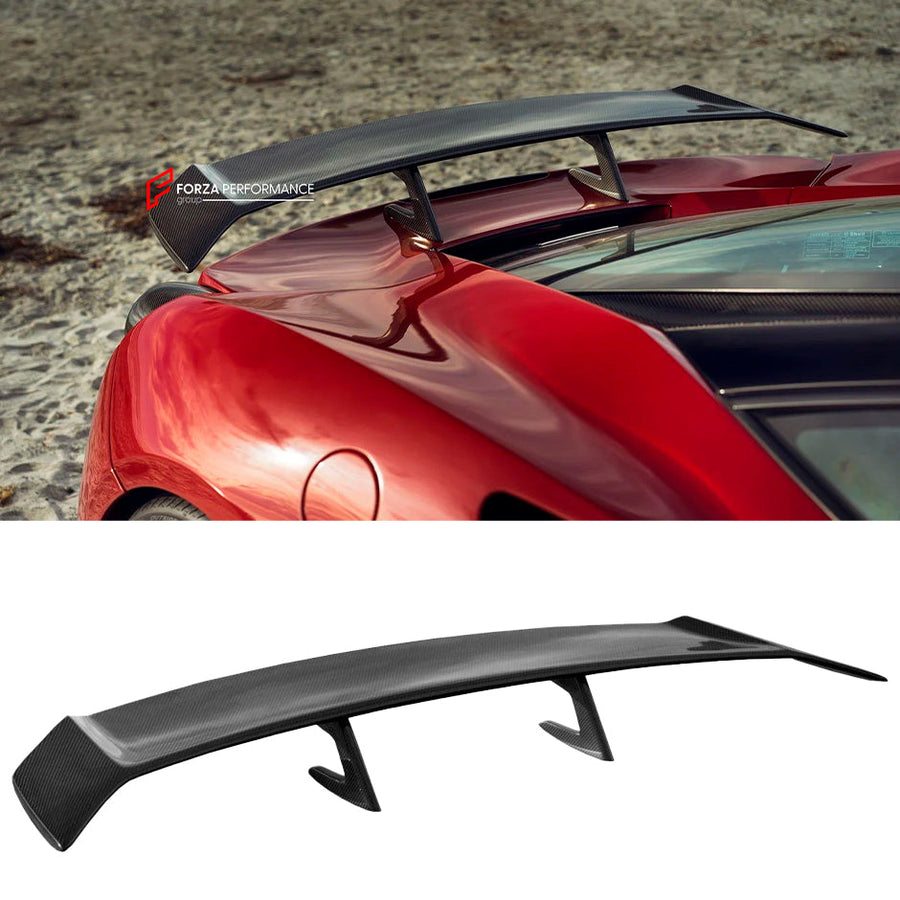 Buy Now CARBON REAR WING SPOILER for FERRARI 488 SPIDER 2015 - 2019 and upgrade car parts from SIR Tuning at the Best Price. Headlights, Tail lights, Bodykits, Navigations, body kit and more - Fast & Free Shipping within Europe, US & Worldwide.