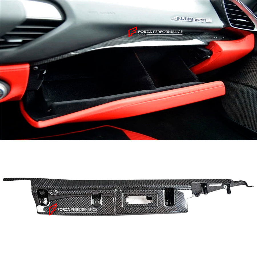 Buy Now CARBON UPPER DASHBOARD PANEL REPLACEMENT for FERRARI 488 GTB 2015 - 2019 and upgrade car parts from SIR Tuning at the Best Price. Headlights, Tail lights, Bodykits, Navigations, body kit and more - Fast & Free Shipping within Europe, US & Worldwide.