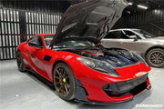 Buy Now DRY CARBON HOOD BONNET for FERRARI 812 SUPERFAST and upgrade car parts from SIR Tuning at the Best Price. Headlights, Tail lights, Bodykits, Navigations, Carbon body kit and more - Fast & Free Shipping within Europe, US & Worldwide.