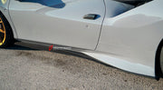 Buy Now CARBON SIDE SKIRTS for FERRARI F8 TRIBUTO SPIDER 2019 - 2023 and upgrade car parts from SIR Tuning at the Best Price. Headlights, Tail lights, Bodykits, Navigations, body kit and more - Fast & Free Shipping within Europe, US & Worldwide.