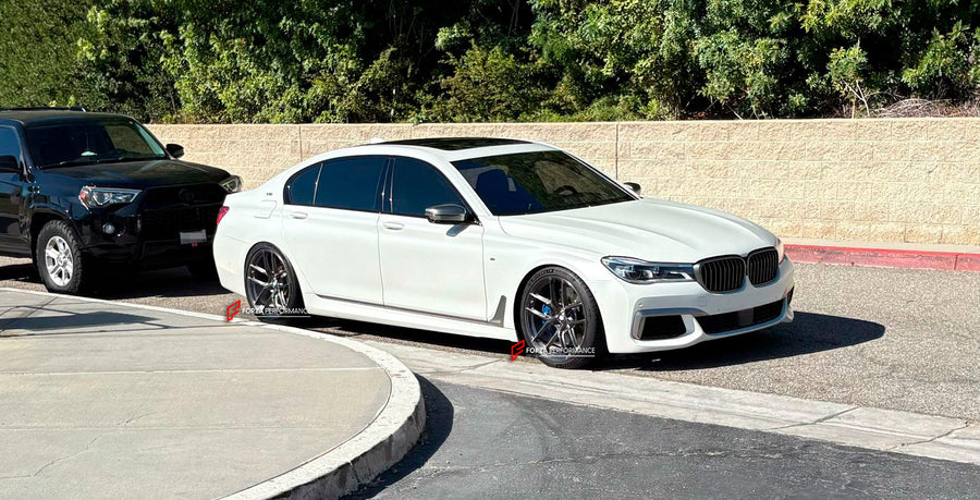 Buy Now 21 INCH FORGED WHEELS RIMS for BMW 7-SERIES M760i G12 2018 and upgrade car parts from SIR Tuning at the Best Price. Headlights, Tail lights, Bodykits, Navigations, wheels and more - Fast & Free Shipping within Europe, US & Worldwide.