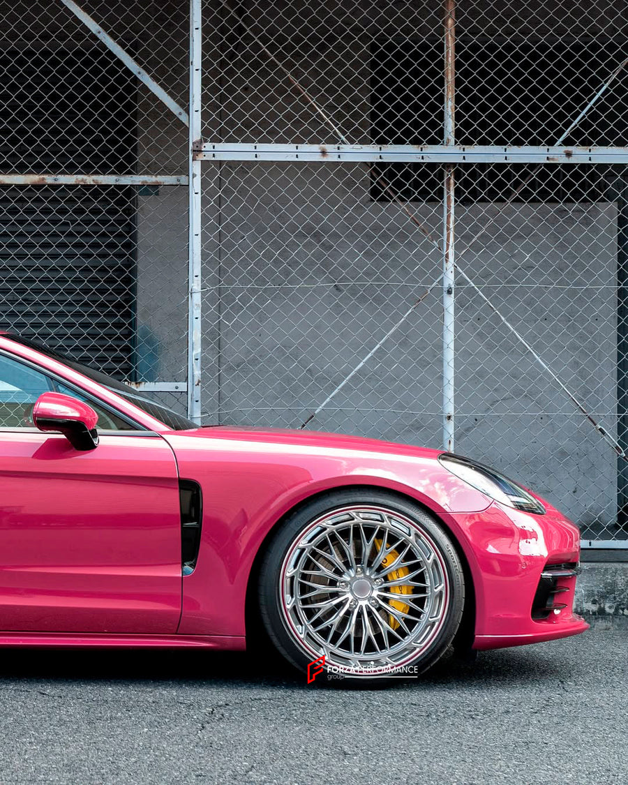 Buy Now 22 INCH FORGED WHEELS RIMS for PORSCHE PANAMERA G2 971 2020 - 2024 and upgrade car parts from SIR Tuning at the Best Price. Headlights, Tail lights, Bodykits, Navigations, wheels and more - Fast & Free Shipping within Europe, US & Worldwide.
