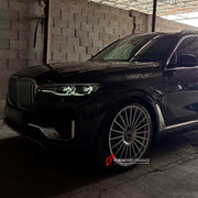 Buy Now 23 INCH FORGED WHEELS RIMS for BMW X7 G07 2021 and upgrade car parts from SIR Tuning at the Best Price. Headlights, Tail lights, Bodykits, Navigations, wheels and more - Fast & Free Shipping within Europe, US & Worldwide.