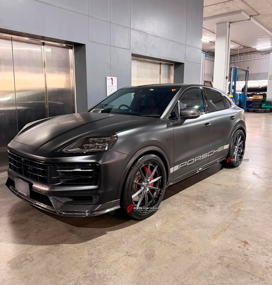 Buy Now 23 INCH FORGED WHEELS RIMS for PORSCHE CAYENNE COUPE 9YB FACELIFT 2025 and upgrade car parts from SIR Tuning at the Best Price. Headlights, Tail lights, Bodykits, Navigations, wheels and more - Fast & Free Shipping within Europe, US & Worldwide.