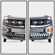 Buy Now Vland Carlamp Full LED Projector Headlights For Chevrolet Silverado 1500 2016-2018 With LED lens dual beam and upgrade car parts from SIR Tuning at the Best Price. Headlights, Tail lights, Bodykits, Navigations, Headlights and more - Fast & Free Shipping within Europe, US & Worldwide.