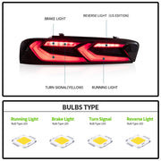 Buy Now 2016-2018 Chevrolet Chevy Camaro Tail Lights With amber turn signal and upgrade car parts from SIR Tuning at the Best Price. Headlights, Tail lights, Bodykits, Navigations, Tail lights and more - Fast & Free Shipping within Europe, US & Worldwide.