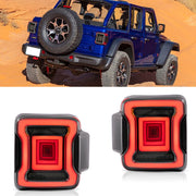 Buy Now Vland Carlamp Tail Lights for Jeep Wrangler 2018-2021 with Dynamic Animation and Dual Reverse Lights ( Not Fit JK) Smoked Lens and upgrade car parts from SIR Tuning at the Best Price. Headlights, Tail lights, Bodykits, Navigations, Automotive Taillight Assemblies and more - Fast & Free Shipping within Europe, US & Worldwide.