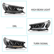 Buy Now Vland LED Headlights For Toyota Hilux Vigo Revo 2015-2020 and upgrade car parts from SIR Tuning at the Best Price. Headlights, Tail lights, Bodykits, Navigations, Headlights and more - Fast & Free Shipping within Europe, US & Worldwide.