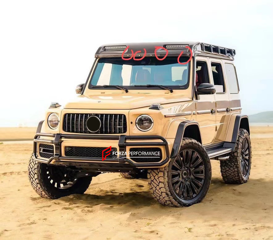 Buy Now CARBON BODY KIT FOR MERCEDES-BENZ G-CLASS W463A W464 4x4 G63 and upgrade car parts from SIR Tuning at the Best Price. Headlights, Tail lights, Bodykits, Navigations, body kit and more - Fast & Free Shipping within Europe, US & Worldwide.