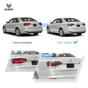 Buy Now 15-18 Volkswagen Jetta 6th Gen (A6) Vland II LED Tail Lights With Dynamic Welcome Lighting and upgrade car parts from SIR Tuning at the Best Price. Headlights, Tail lights, Bodykits, Navigations, Tail lights and more - Fast & Free Shipping within Europe, US & Worldwide.