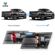 Buy Now 14-18 GMC Sierra 1500 2500HD 3500HD Vland LED Tail Lights With Dynamic Welcome Lighting Clear and upgrade car parts from SIR Tuning at the Best Price. Headlights, Tail lights, Bodykits, Navigations, Automotive Taillight Assemblies and more - Fast & Free Shipping within Europe, US & Worldwide.