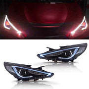 Buy Now Vland Carlamp Dual Beam Headlights For Hyundai 2011-2014 Sonata Sequential Demon Eye (Bulbs Not Included) and upgrade car parts from SIR Tuning at the Best Price. Headlights, Tail lights, Bodykits, Navigations, Automotive Headlight Assemblies and more - Fast & Free Shipping within Europe, US & Worldwide.