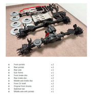 Buy Now 6x6 COMPLETE AXLE WITH PORTALS FOR MERCEDES BENZ G CLASS AMG W464 W465 G500 G400 G63 2019+ and upgrade car parts from SIR Tuning at the Best Price. Headlights, Tail lights, Bodykits, Navigations, body kit and more - Fast & Free Shipping within Europe, US & Worldwide.