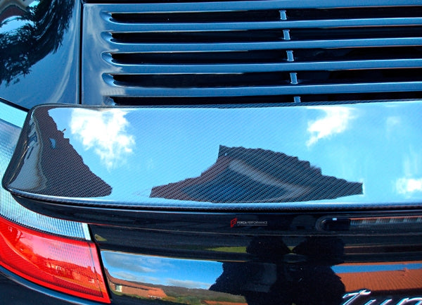 Buy Now CARBON REAR TRUNK SPOILER for PORSCHE 911 997.1 TURBO S 2004 - 2010 and upgrade car parts from SIR Tuning at the Best Price. Headlights, Tail lights, Bodykits, Navigations, body kit and more - Fast & Free Shipping within Europe, US & Worldwide.