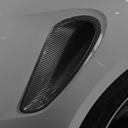 Buy Now CARBON REAR FENDER AIR VENT SCOOP COVERS for PORSCHE 911 992.1 TURBO TURBO S 2019 - 2025 and upgrade car parts from SIR Tuning at the Best Price. Headlights, Tail lights, Bodykits, Navigations, body kit and more - Fast & Free Shipping within Europe, US & Worldwide.