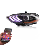 Buy Now 18-up Ford Mustang 6th Gen Vland LED Dual Beam Projector RGB HeadLights Black and upgrade car parts from SIR Tuning at the Best Price. Headlights, Tail lights, Bodykits, Navigations, Headlights and more - Fast & Free Shipping within Europe, US & Worldwide.