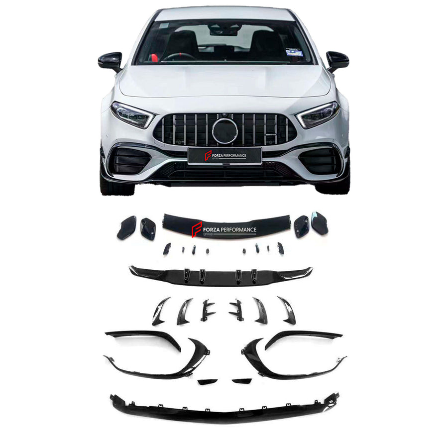 Buy Now BODY KIT for MERCEDES-BENZ A-CLASS A45 W177 AMG FACELIFT HATCHBACK 2022+ A45S STYLE and upgrade car parts from SIR Tuning at the Best Price. Headlights, Tail lights, Bodykits, Navigations, body kit and more - Fast & Free Shipping within Europe, US & Worldwide.