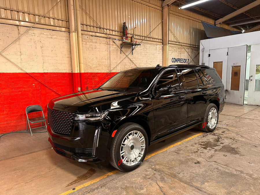 Buy Now 22 INCH FORGED WHEELS RIMS for CADILLAC ESCALADE 2024 and upgrade car parts from SIR Tuning at the Best Price. Headlights, Tail lights, Bodykits, Navigations, wheels and more - Fast & Free Shipping within Europe, US & Worldwide.