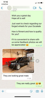 Buy Now 22 INCH FORGED WHEELS RIMS for CADILLAC ESCALADE 2024 and upgrade car parts from SIR Tuning at the Best Price. Headlights, Tail lights, Bodykits, Navigations, wheels and more - Fast & Free Shipping within Europe, US & Worldwide.