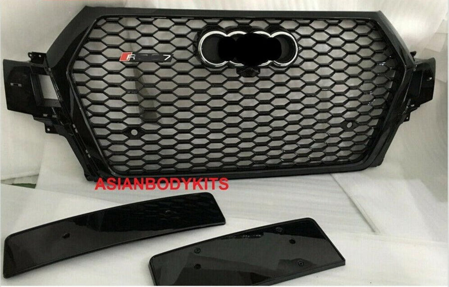 Buy Now RSQ7 STYLE FRONT GRILLE BLACK HONEYCOMB MESH for AUDI Q7 4M 2015 - 2019 and upgrade car parts from SIR Tuning at the Best Price. Headlights, Tail lights, Bodykits, Navigations, body kit and more - Fast & Free Shipping within Europe, US & Worldwide.