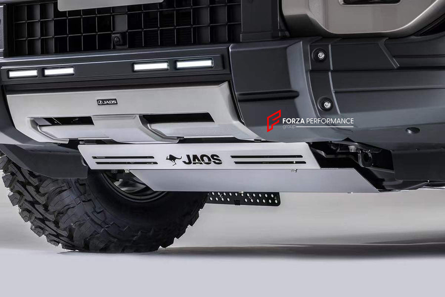 Buy Now AUTHENTIC JAOS FRONT SKID PLATE for TOYOTA LAND CRUISER LC 250 2024 and upgrade car parts from SIR Tuning at the Best Price. Headlights, Tail lights, Bodykits, Navigations, Carbon body kit and more - Fast & Free Shipping within Europe, US & Worldwide.