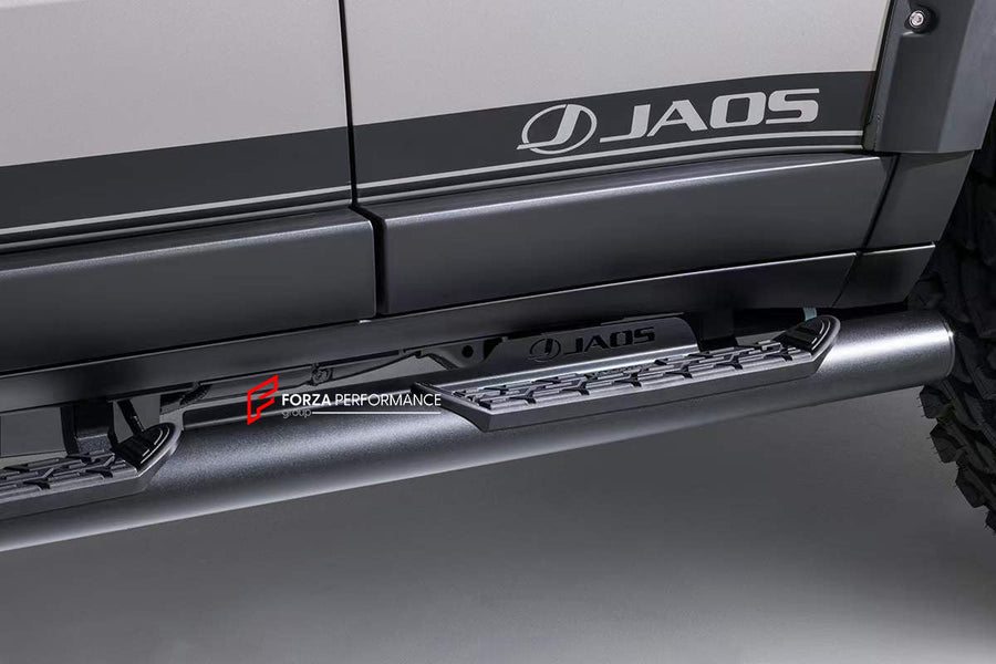 Buy Now AUTHENTIC JAOS SIDE STEPS for TOYOTA LAND CRUISER LC 250 2024 and upgrade car parts from SIR Tuning at the Best Price. Headlights, Tail lights, Bodykits, Navigations, Carbon body kit and more - Fast & Free Shipping within Europe, US & Worldwide.