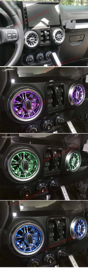 Buy Now Air Vents with Ambient Light for Jeep Wrangler JK 2012 - 2017 and upgrade car parts from SIR Tuning at the Best Price. Headlights, Tail lights, Bodykits, Navigations, body kit and more - Fast & Free Shipping within Europe, US & Worldwide.