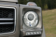 Buy Now for Mercedes Benz G Class W463 BI xenon HELLA Headlights Headlamp G500 G63 and upgrade car parts from SIR Tuning at the Best Price. Headlights, Tail lights, Bodykits, Navigations, Carbon body kit and more - Fast & Free Shipping within Europe, US & Worldwide.