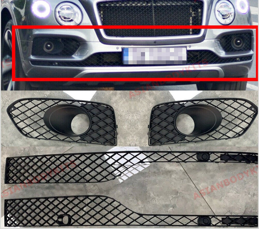 Buy Now BLACK SIDE MESH LOWER MESH for BENTLEY BENTAYGA 2015 - 2020 and upgrade car parts from SIR Tuning at the Best Price. Headlights, Tail lights, Bodykits, Navigations, body kit and more - Fast & Free Shipping within Europe, US & Worldwide.